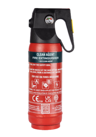 Ceasefire Fluroketone Clean Agent Based Portable Extinguishers (Texture) (1 kg)