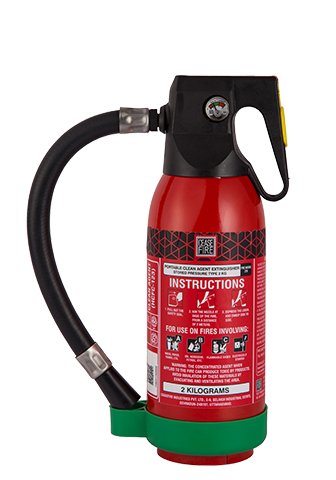 Ceasefire Clean Agent (HCFC123) Based Fire Extinguisher - 2 Kg