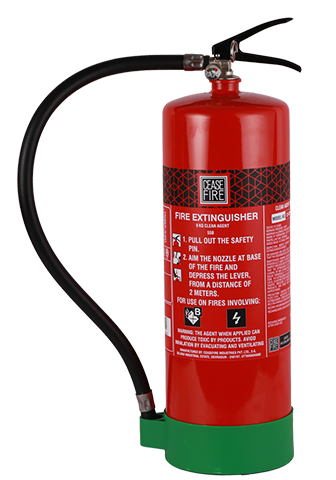 Ceasefire Clean Agent (HFC 236fa) Based Fire Extinguisher - 9 Kg