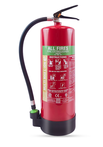 Ceasefire MultiMax 9 L - One Extinguisher for Every Fire at Home.