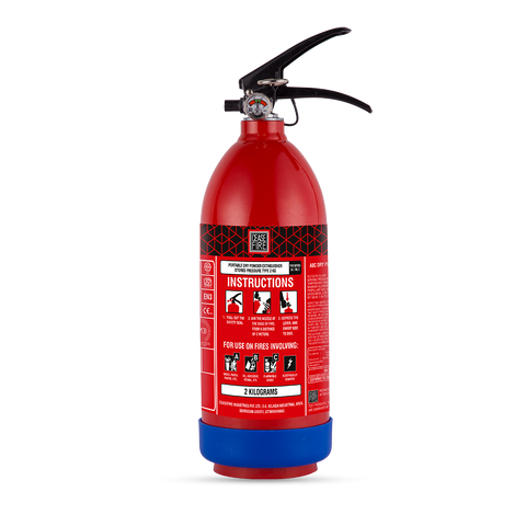 Ceasefire ABC Powder MAP 50 Based Fire Extinguisher Mild Steel (Squeeze Grip)