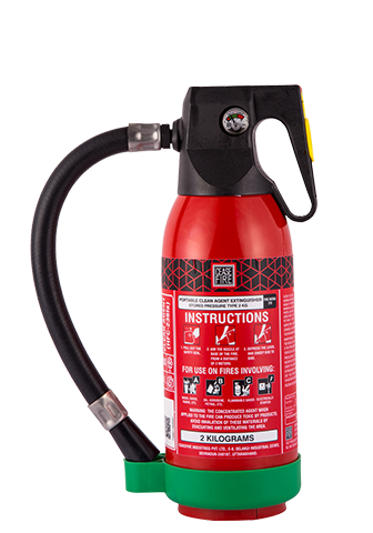 Ceasefire Clean Agent (HFC 236fa) Based Fire Extinguisher - 2Kg