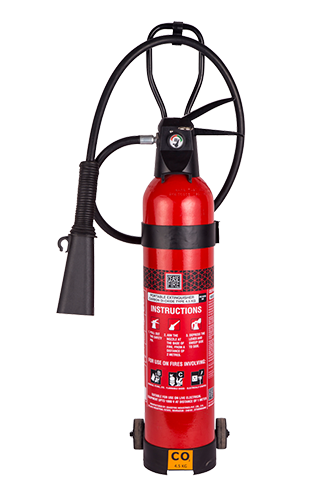 Ceasefire CO2 Based Fire Extinguisher (Squeeze Grip Type) - 4.5 Kg