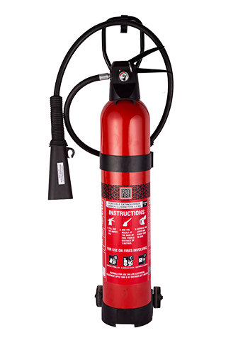 Ceasefire CO2 Based Aluminum Squeeze Grip Fire Extinguisher - 4.5Kg
