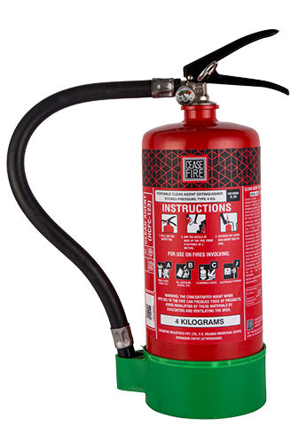 Ceasefire Clean Agent (HCFC123) Based Fire Extinguisher - 4Kg